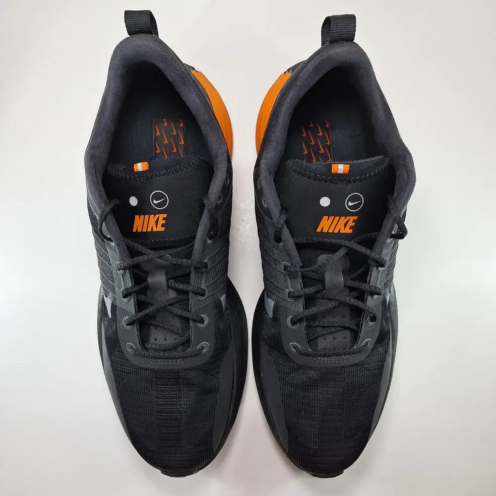 Nike Lunar Roam Mens 12 Black Safety Orange HJ8999-001 Running Shoes Sneakers